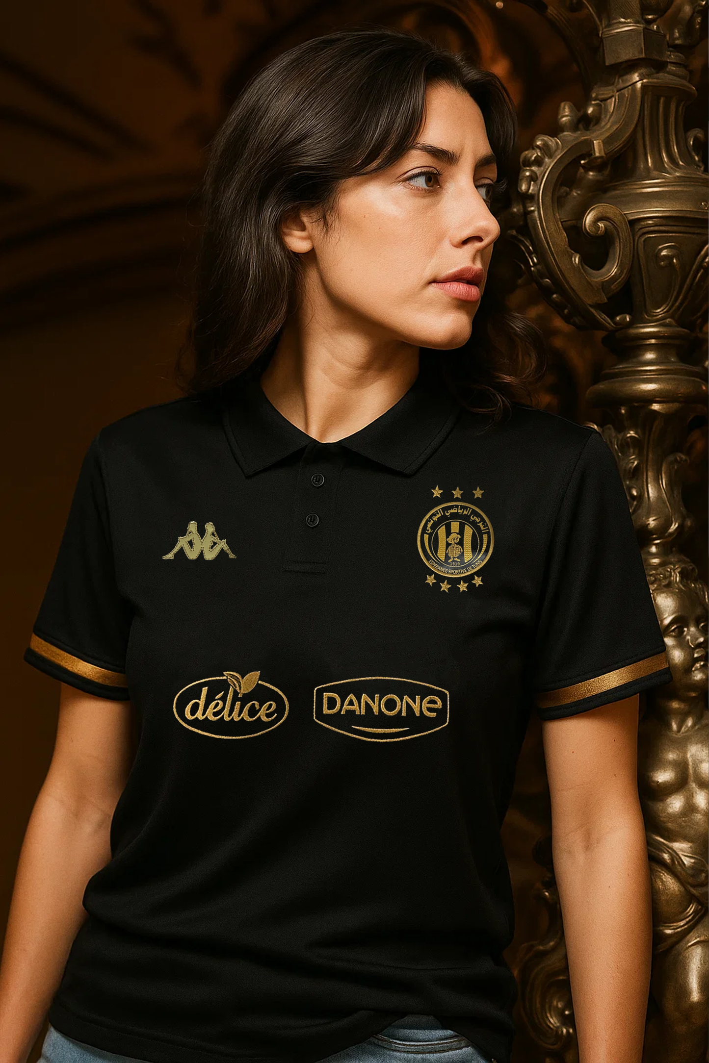 Luxurious Black Esperanza Tee